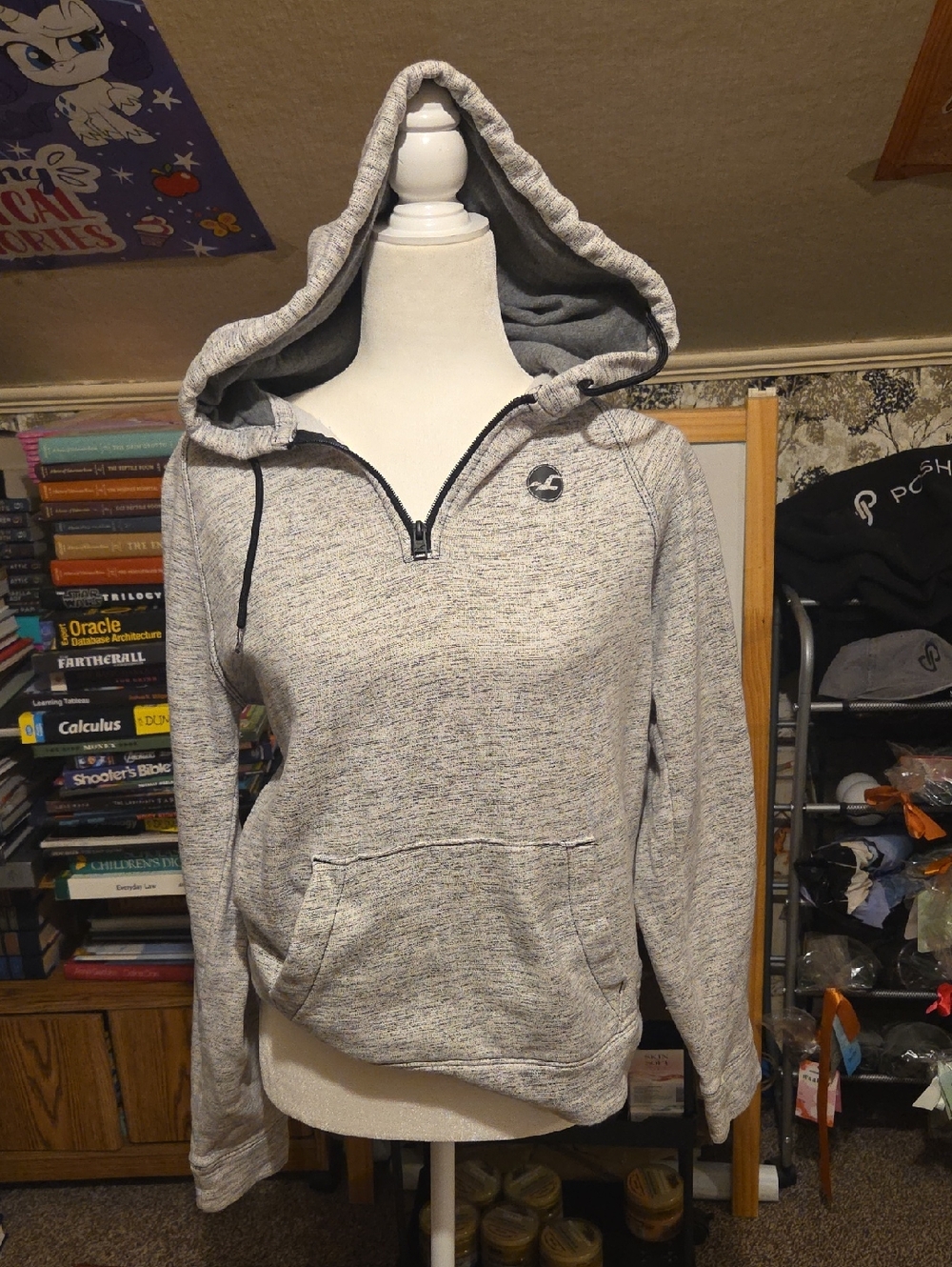 Hollister zip up hoodie size small